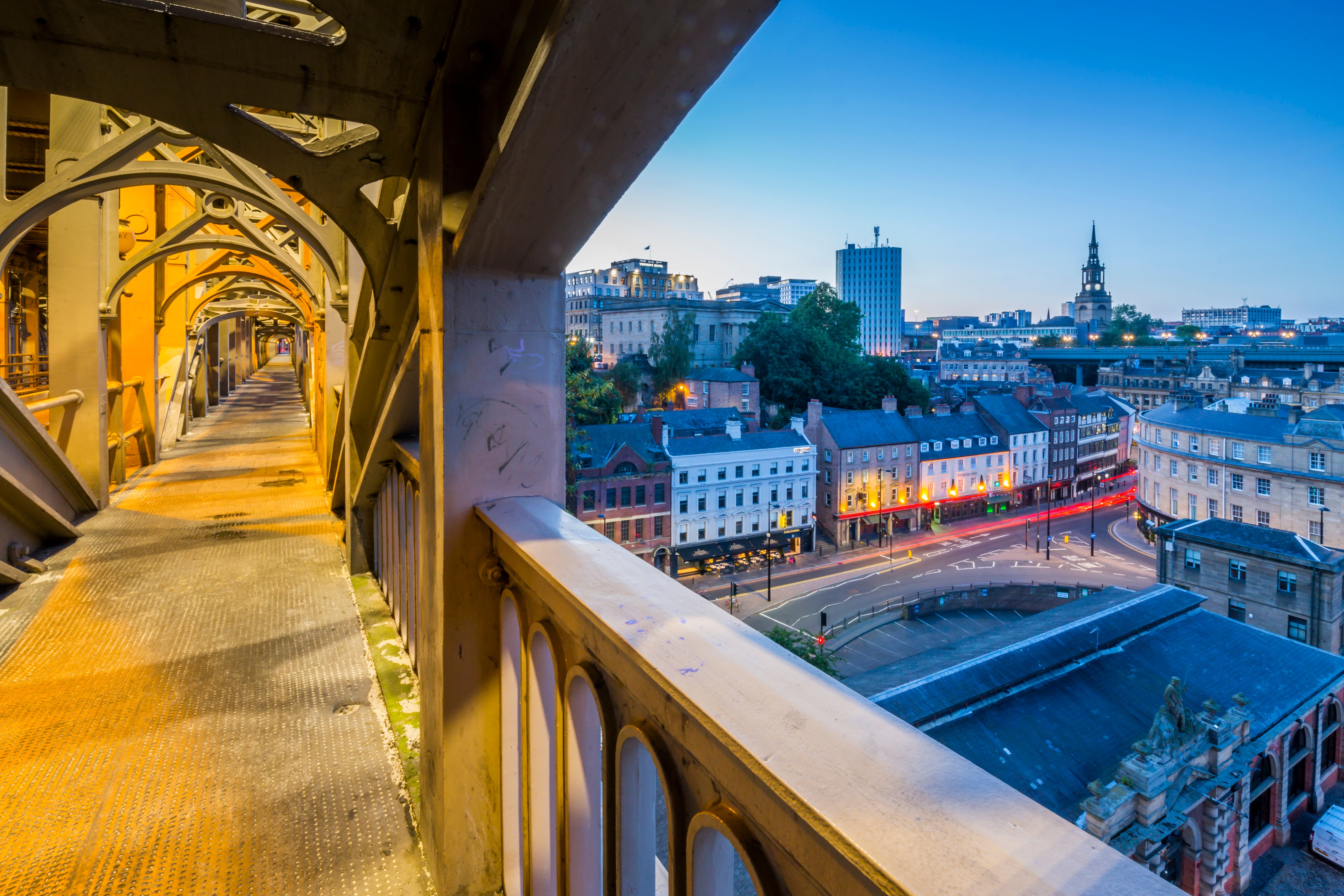 Newcastle upon Tyne city view