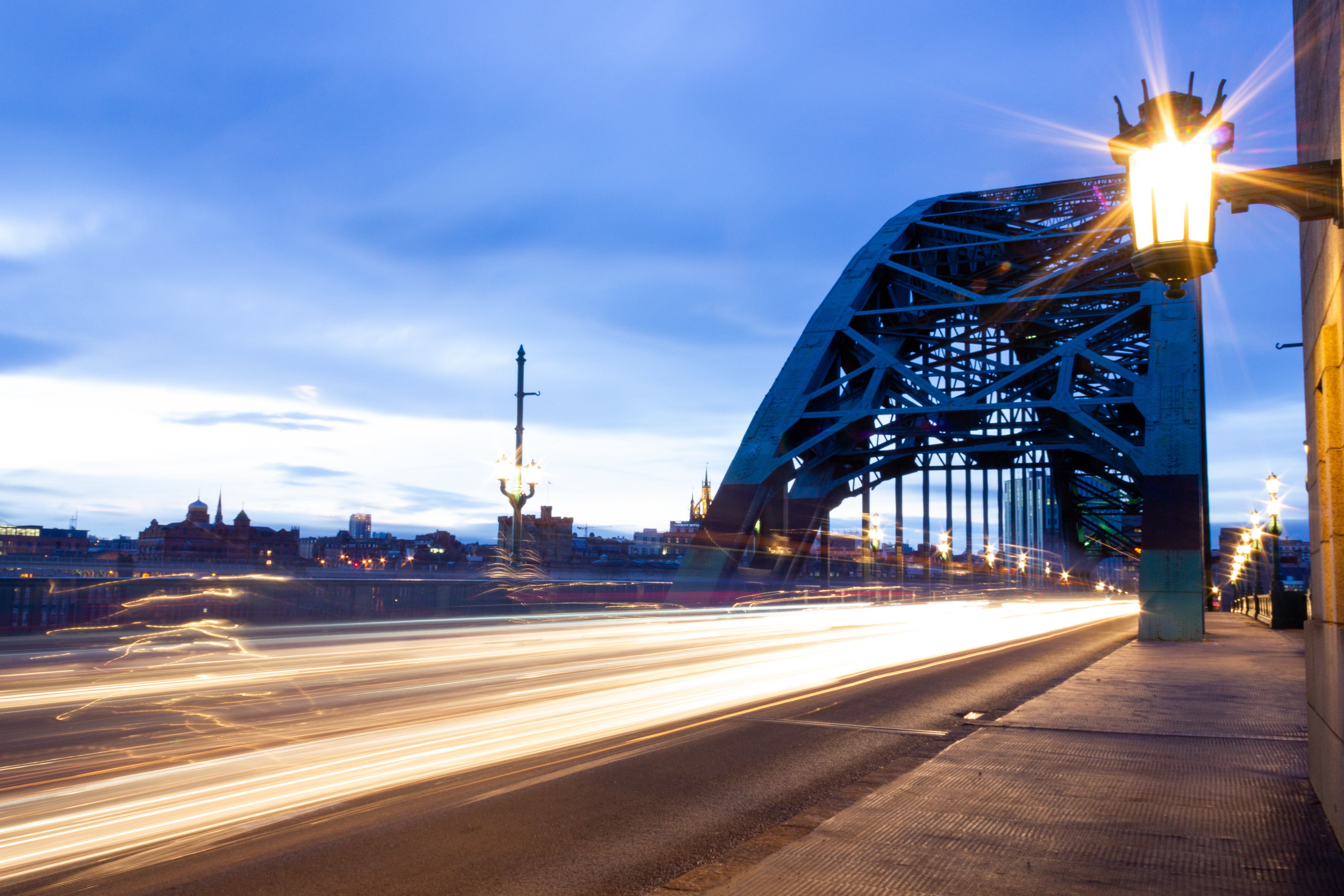 Tyne Bridge at night