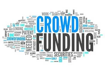 Crowdfunding word cloud