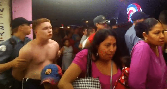 Arrest filmed using Google Glass