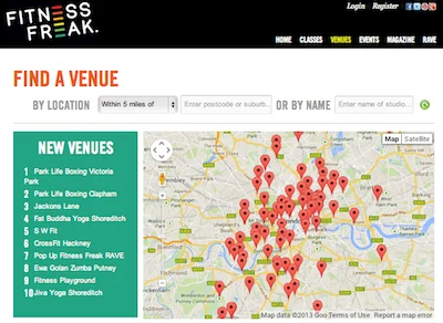 FF Venues Page