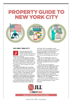 Thinking of moving your startup to NYC? Check out JLL's guide to property.
