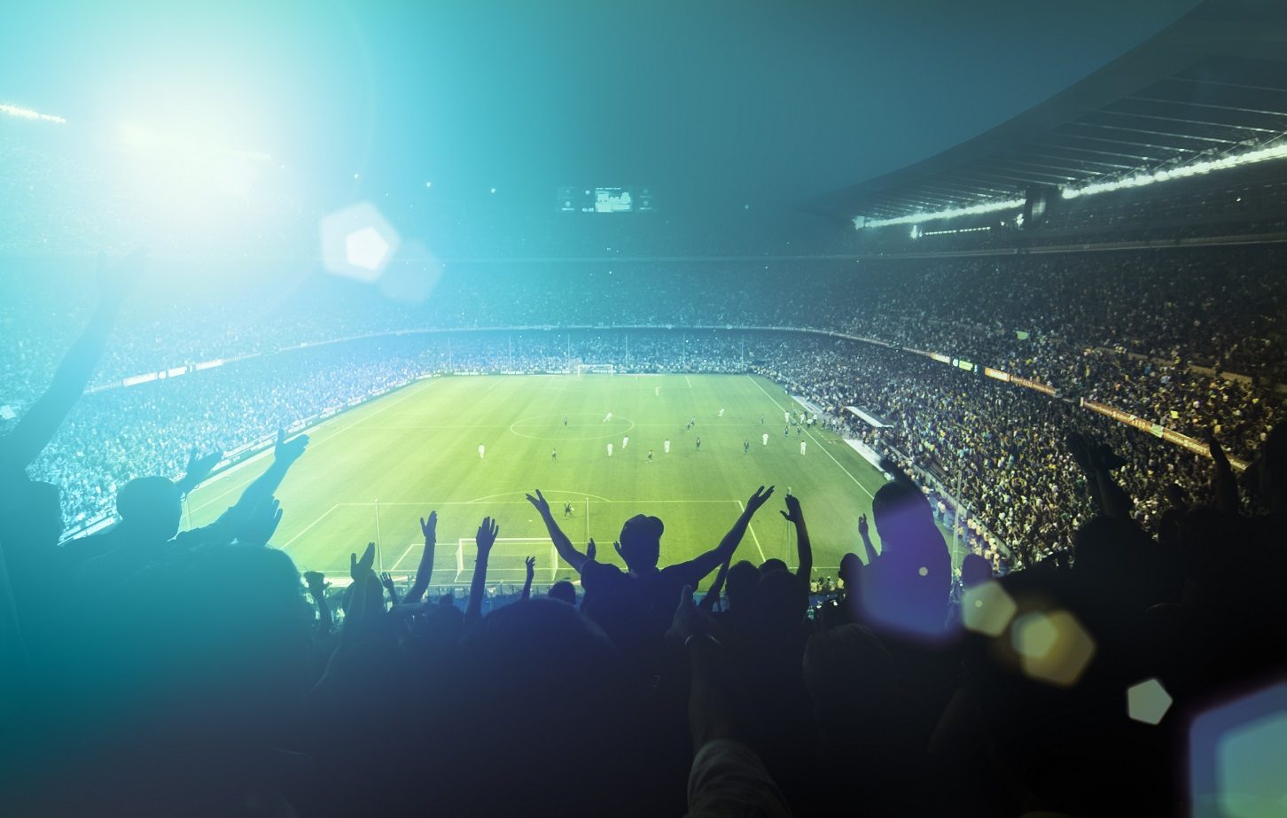 crowded football stadium