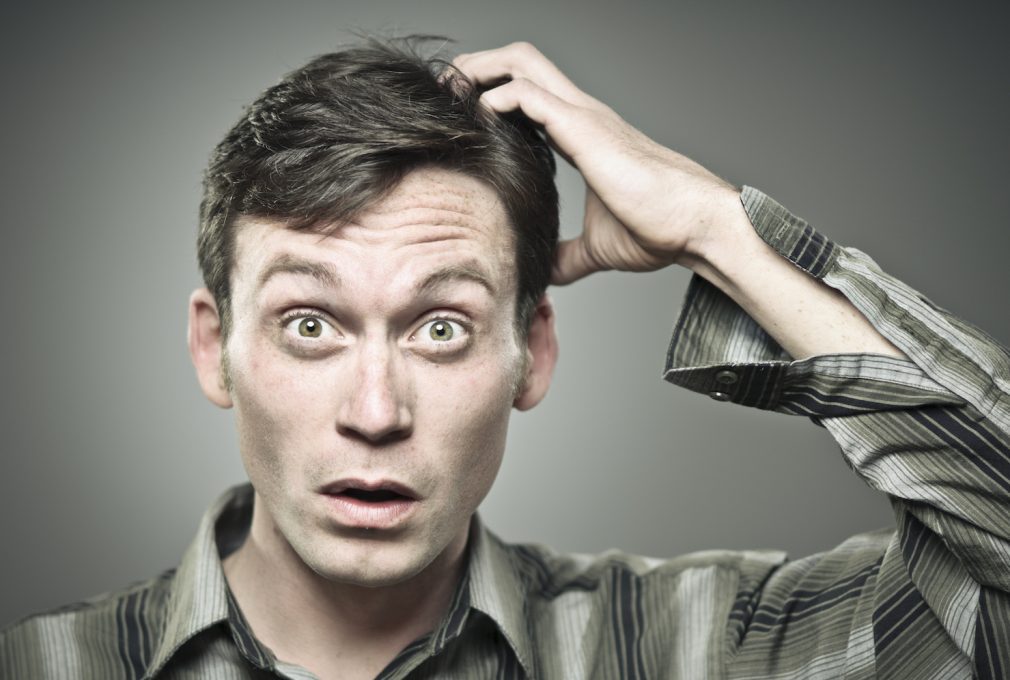 confused man
