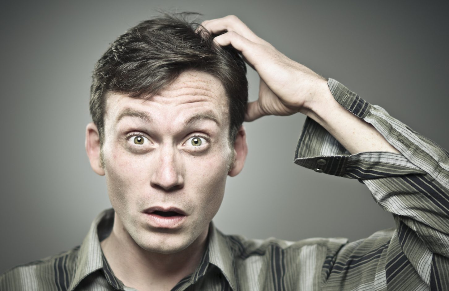 confused man
