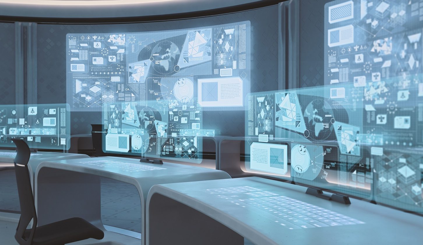 futuristic office