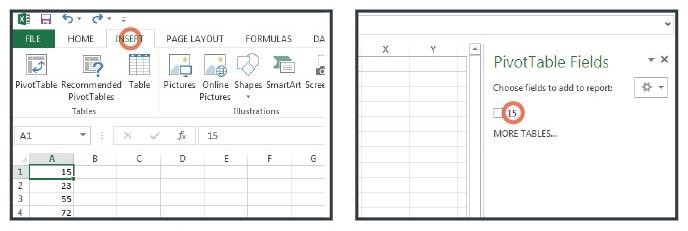 Pivot tables