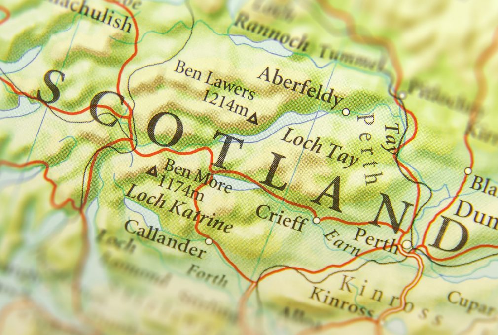 Scotland map