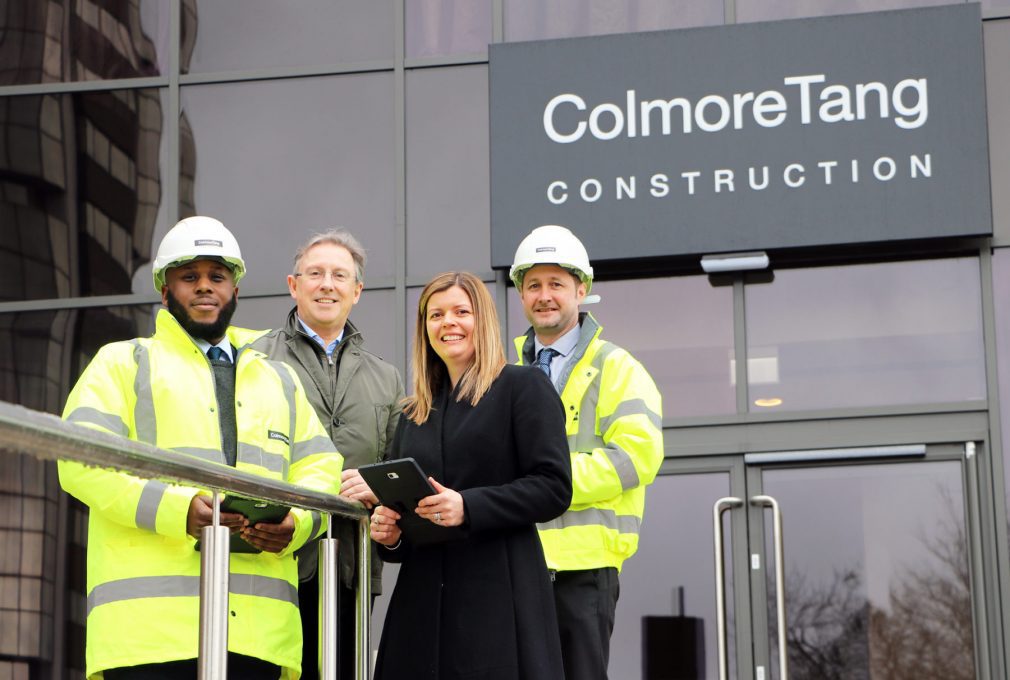 Matthew Sylvester (Engineer for CTC), Andy Robinson (Group CEO, Colmore ...