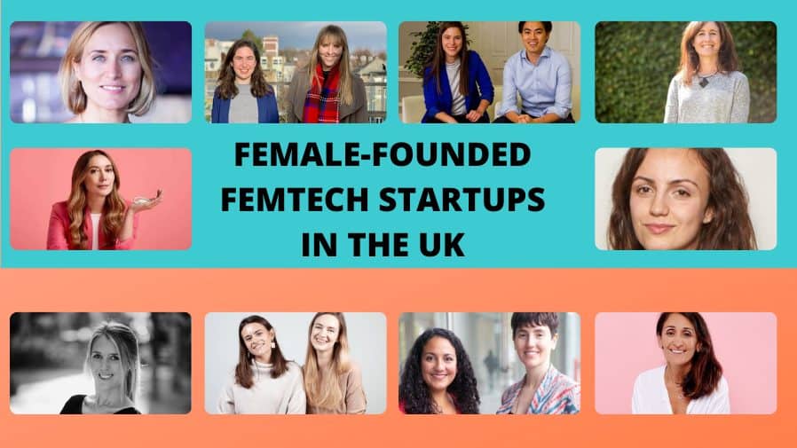 Female-founded femtech startups in the UK