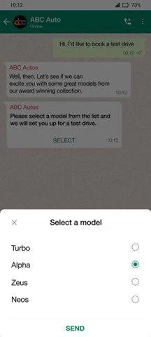 Imimobile WhatsApp