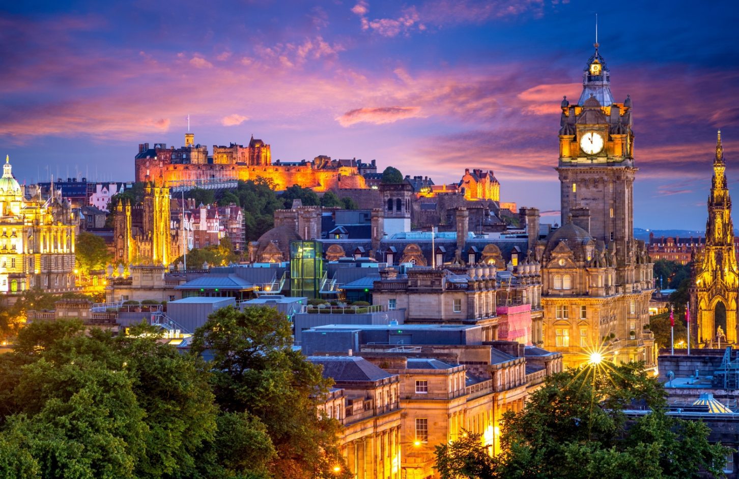Edinburgh, one of the key tech hubs in Scotland