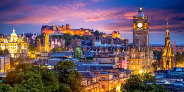 Edinburgh, one of the key tech hubs in Scotland