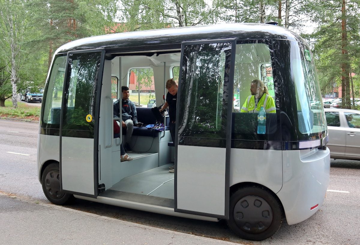 Automated shuttle Belfast