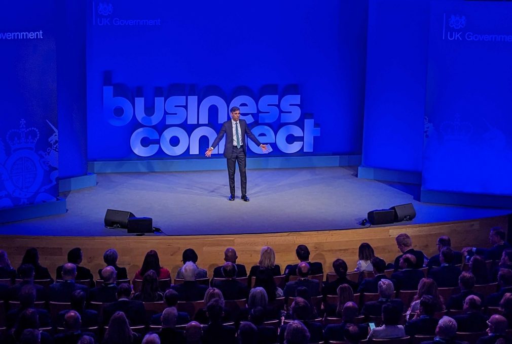 Rishi Sunak addresses tech leaders at Business Connect