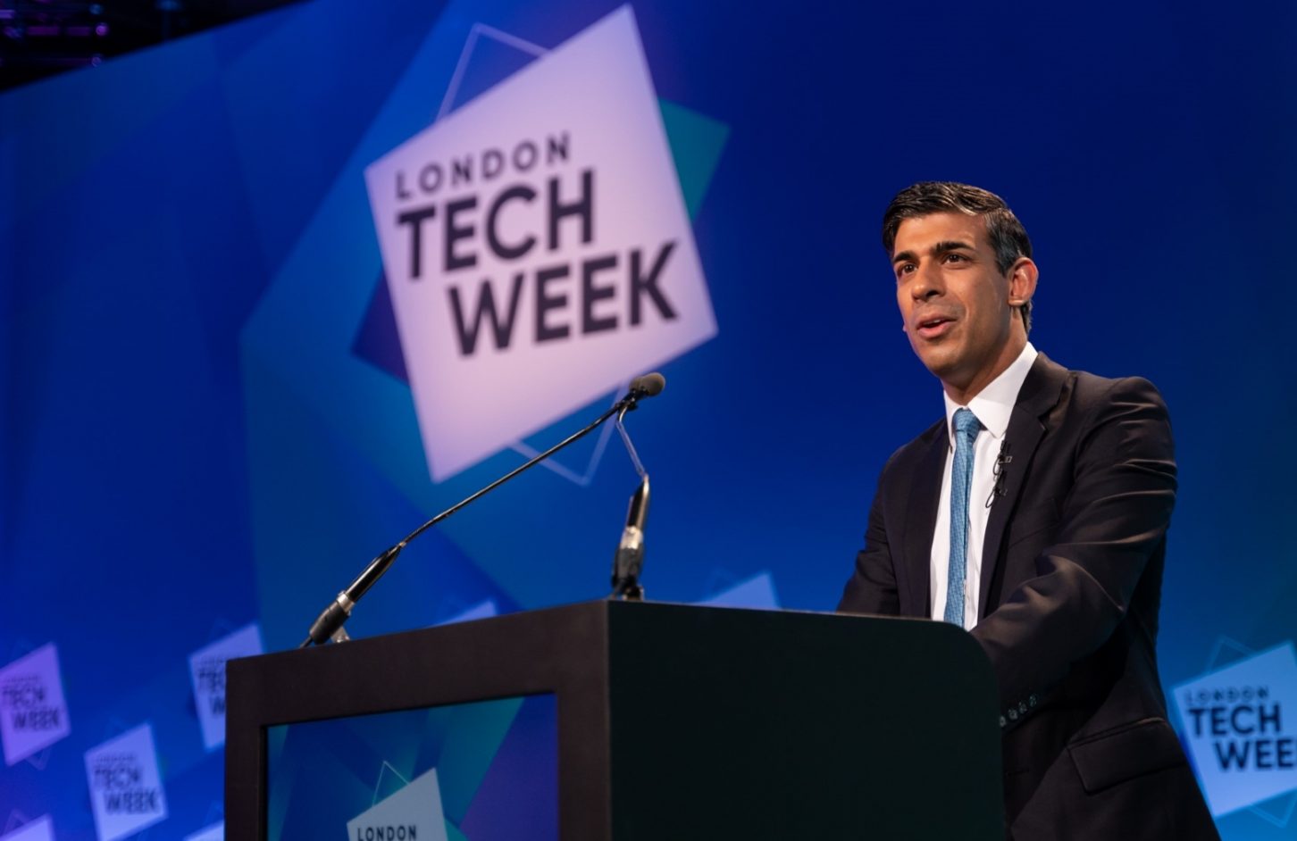 Prime Minister Rishi Sunak discusses AI regulation at London Tech Week.