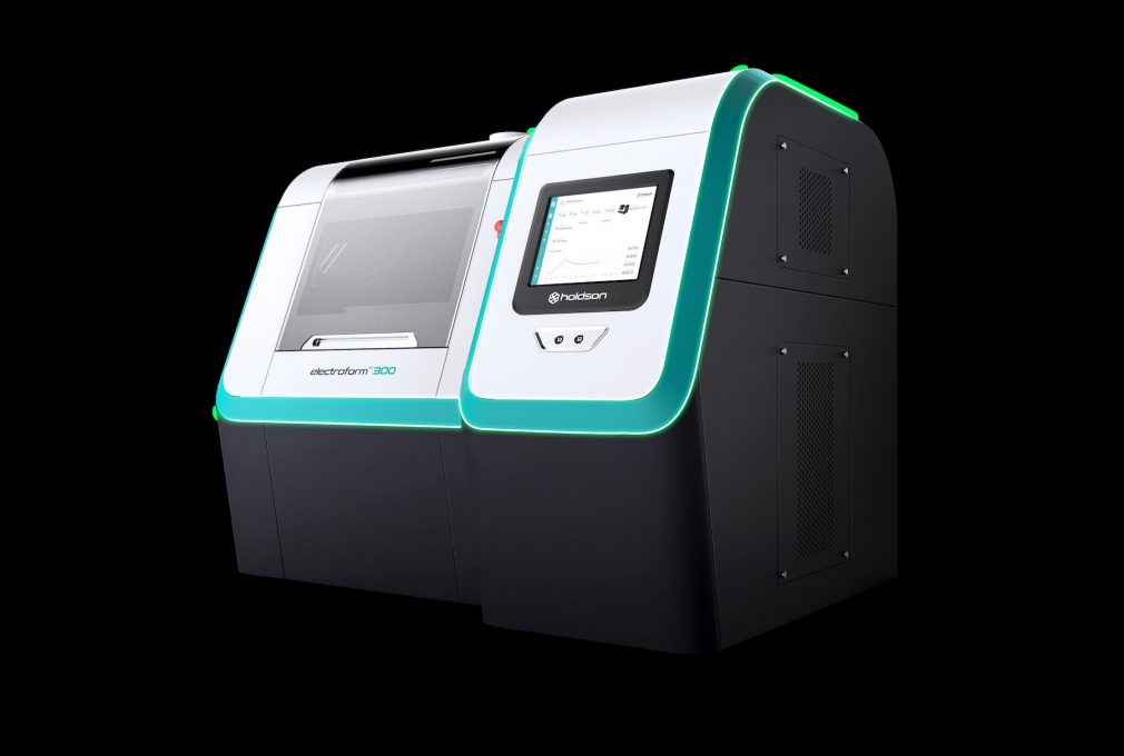 Electrochemical polishing machine