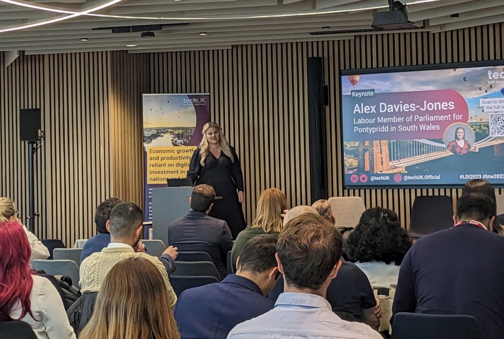 techUK Local Digital Index launch Alex Davies-Jones