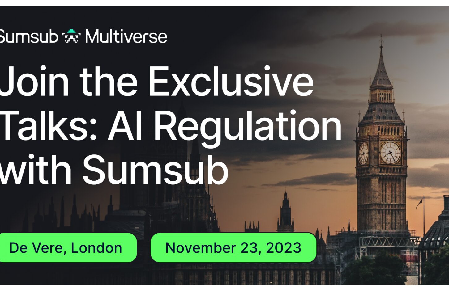 AI regulation roadmap event in London