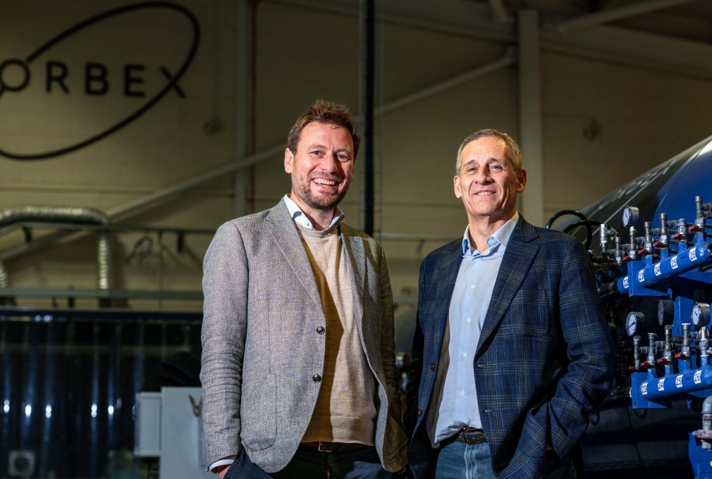 Phillip Chambers and Miguel Belló Mora, Orbex CEO and executive chair