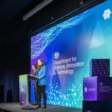 Michelle Donelan delivers a speech on scaleups and UK unicorns at Plexal.