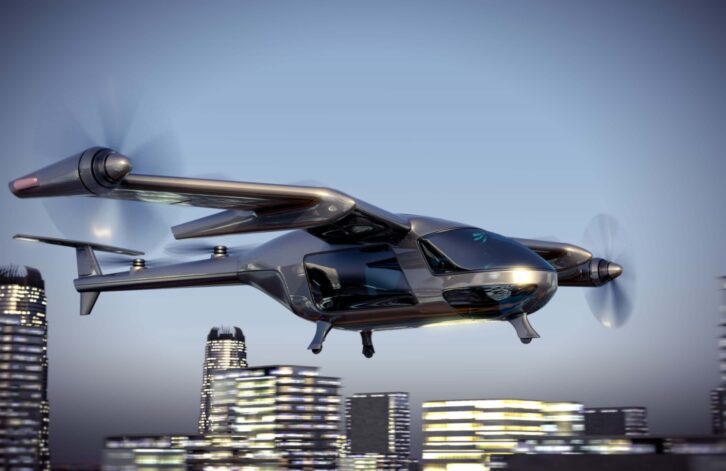 Flying taxis UK 2026