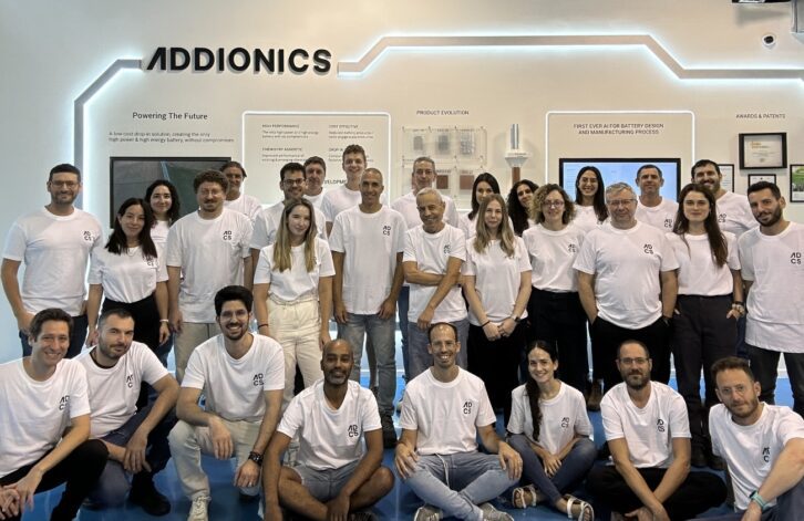 Addionics team after raising funding